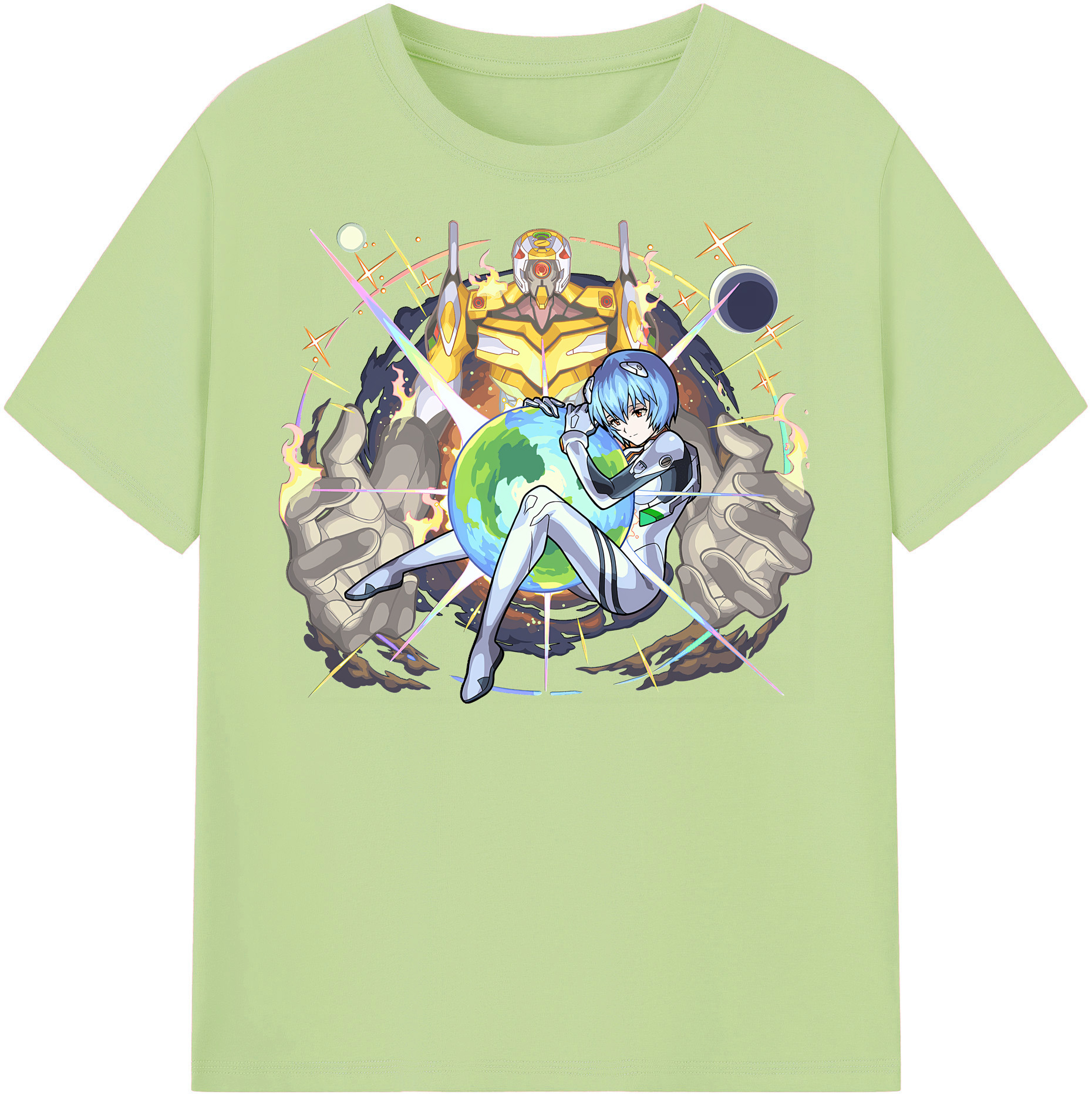 （画像用） EVA 新世紀エヴァンゲリオン 綿100％半袖Tシャツ（フロントプリント）